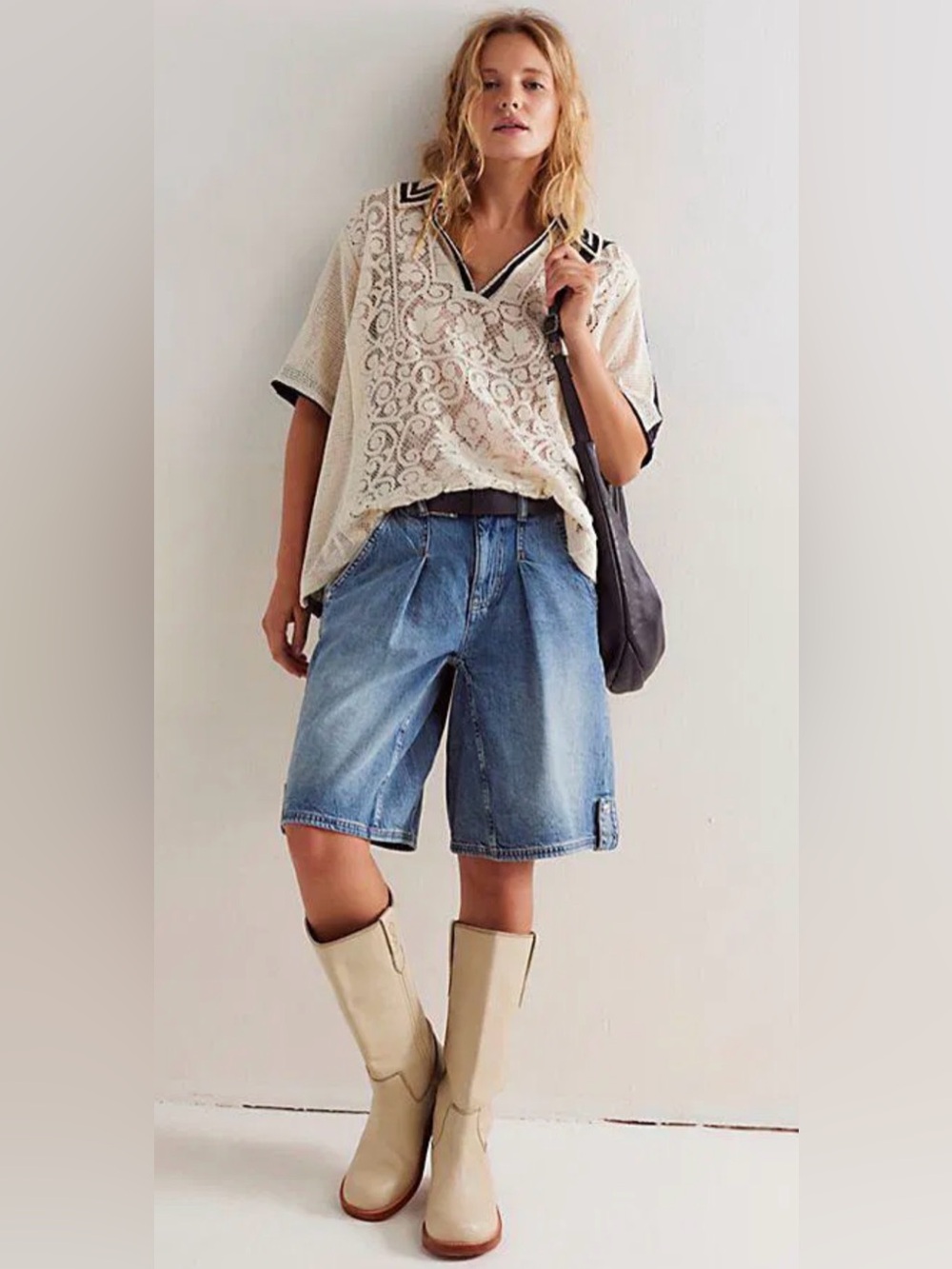 We The Free Feeling Sporty Lace Tee